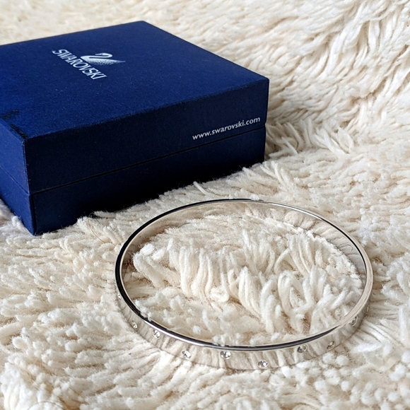 Swarovski Crystal Bangle Bracelet - Picture 3 of 7
